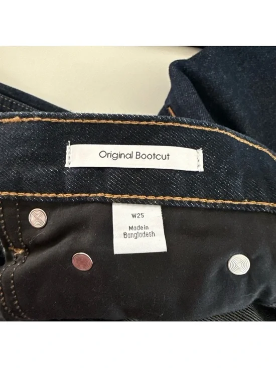 Calvin Klein Dark Wash Bootcut Jeans - Picture 3 of 6